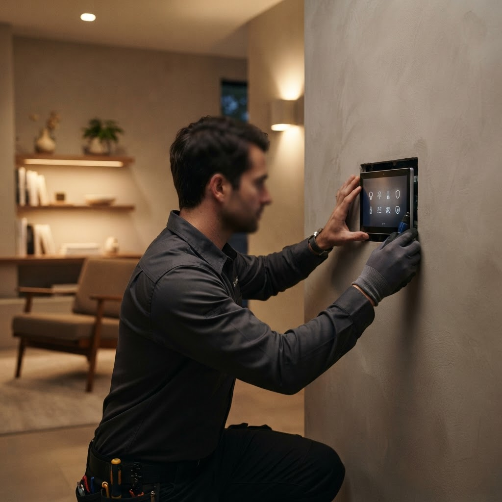 Quadro Conectado Legrand Drivia com Netatmo